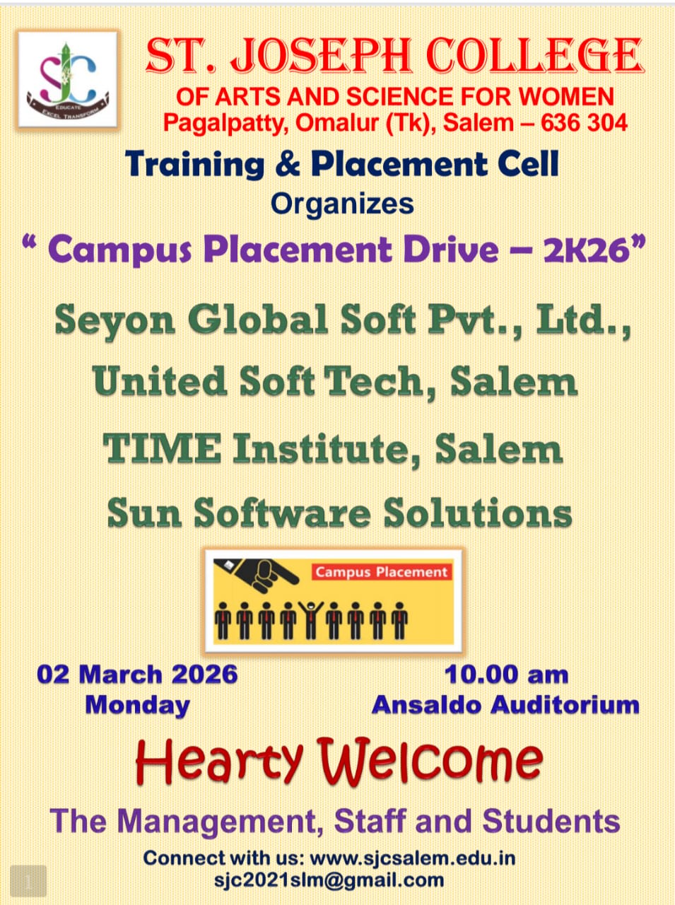 Campus Placement Drive -2k26